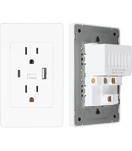 Amazon.co.jp: パナソニック(Panasonic) ワイド埋込充電用USB